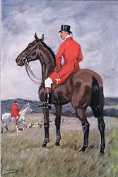 Durch Flut und Feld: Und einer, der auf einem dunkelbraunen Pferd ritt, aus Gedichte von Adam Lindsay Gordon, veröffentlicht von T. N. Foulis, 1912